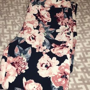 Floral print pant